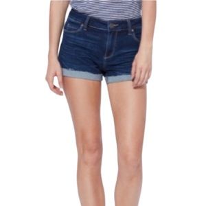 Paige Jimmy Jimmy Denim Rolled Hem Jean Shorts